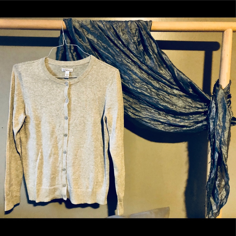 Croft and Barrow Shimmer Cardigan